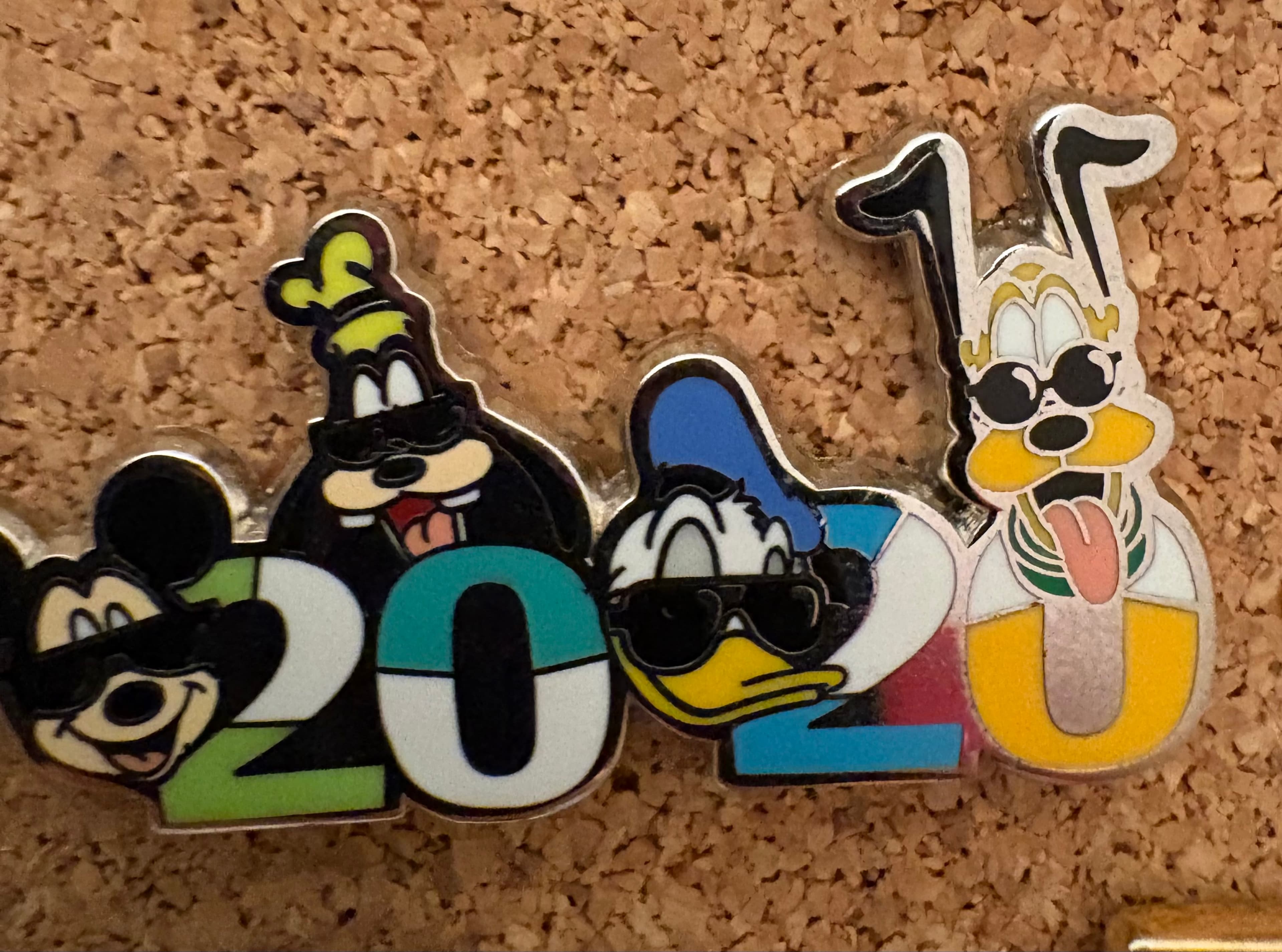 Mickey and Friends 2024 Sunglasses Hidden Mickey Pin