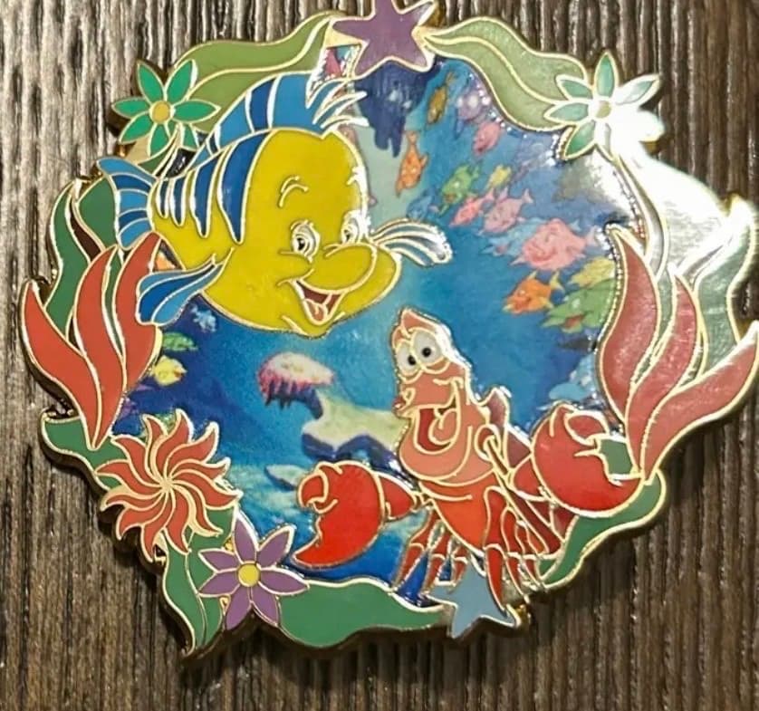 Disney PALM Little Mermaid Sebastian Flounder Pin