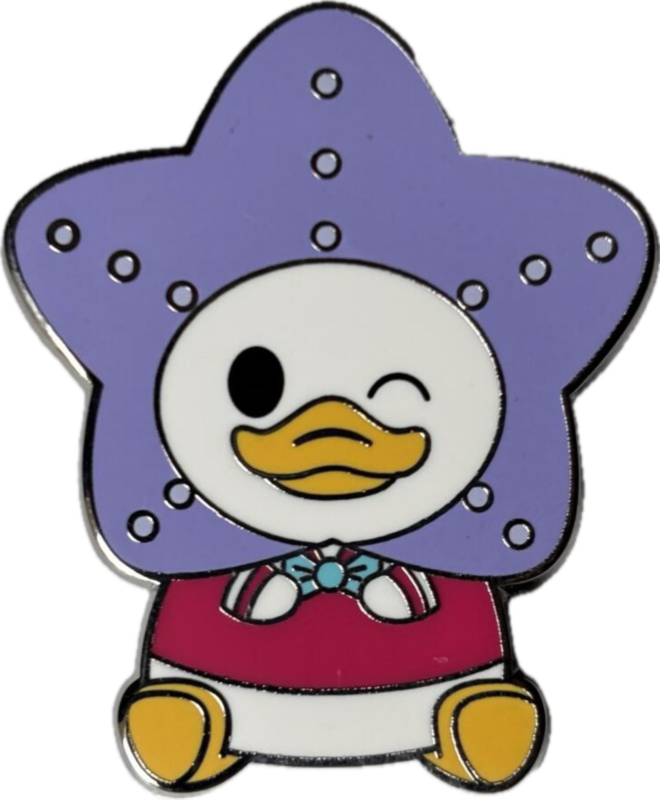 Donald Duck with Starfish Hat — Disney Mini Mix-Its Series 1 Mystery Pin Box Set front