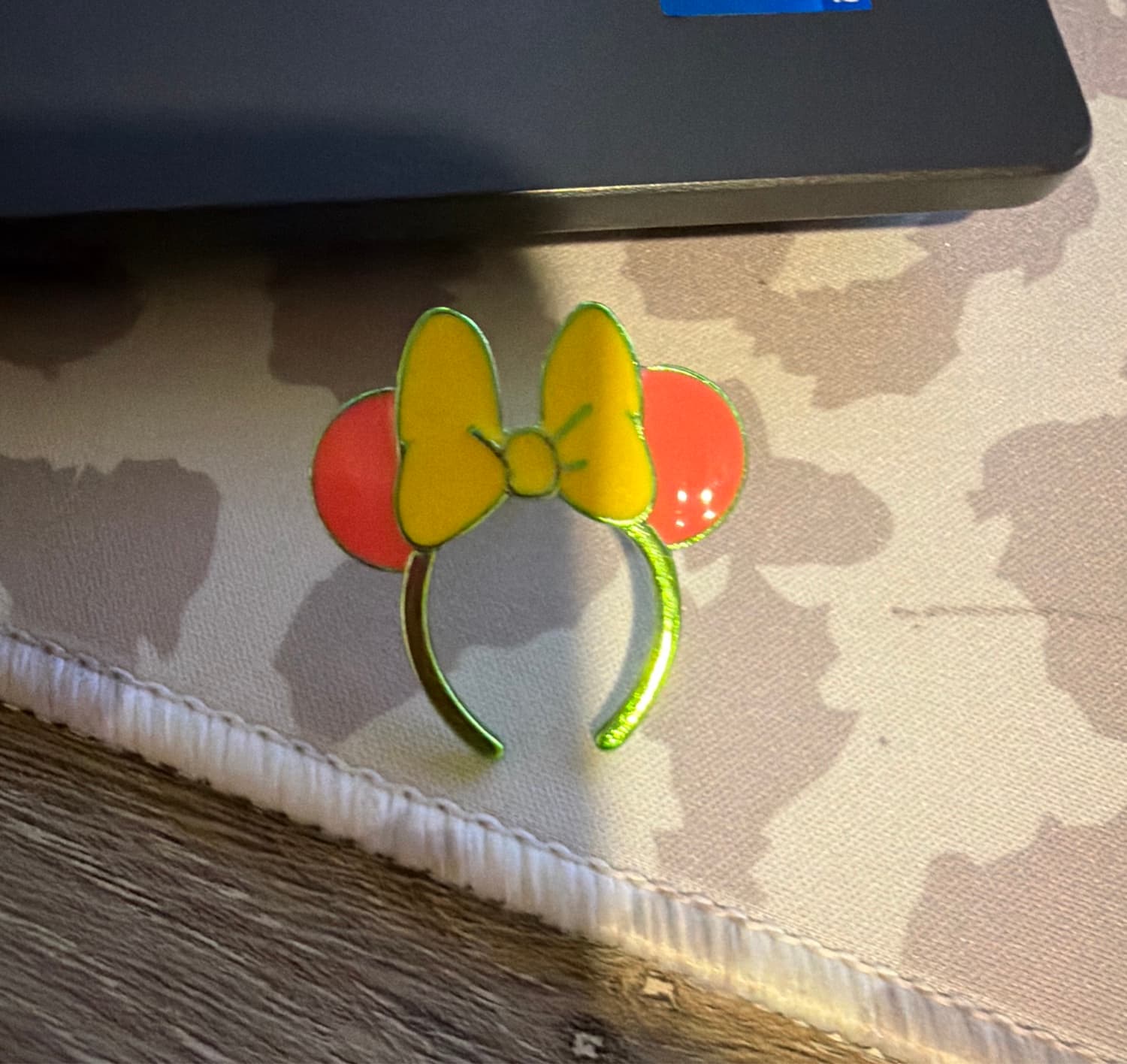 Minnie Mouse Ear Headband - Yellow Bow (Hidden Mickey 2025)