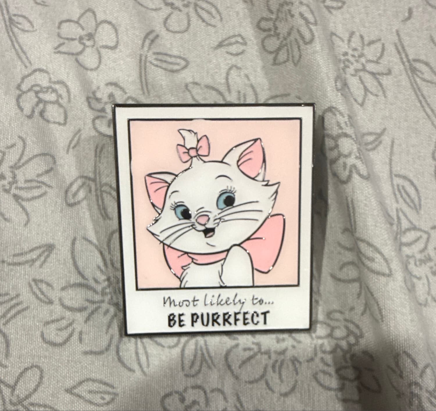 Marie Yearbook Portrait - Most likely to... BE PURRFECT front