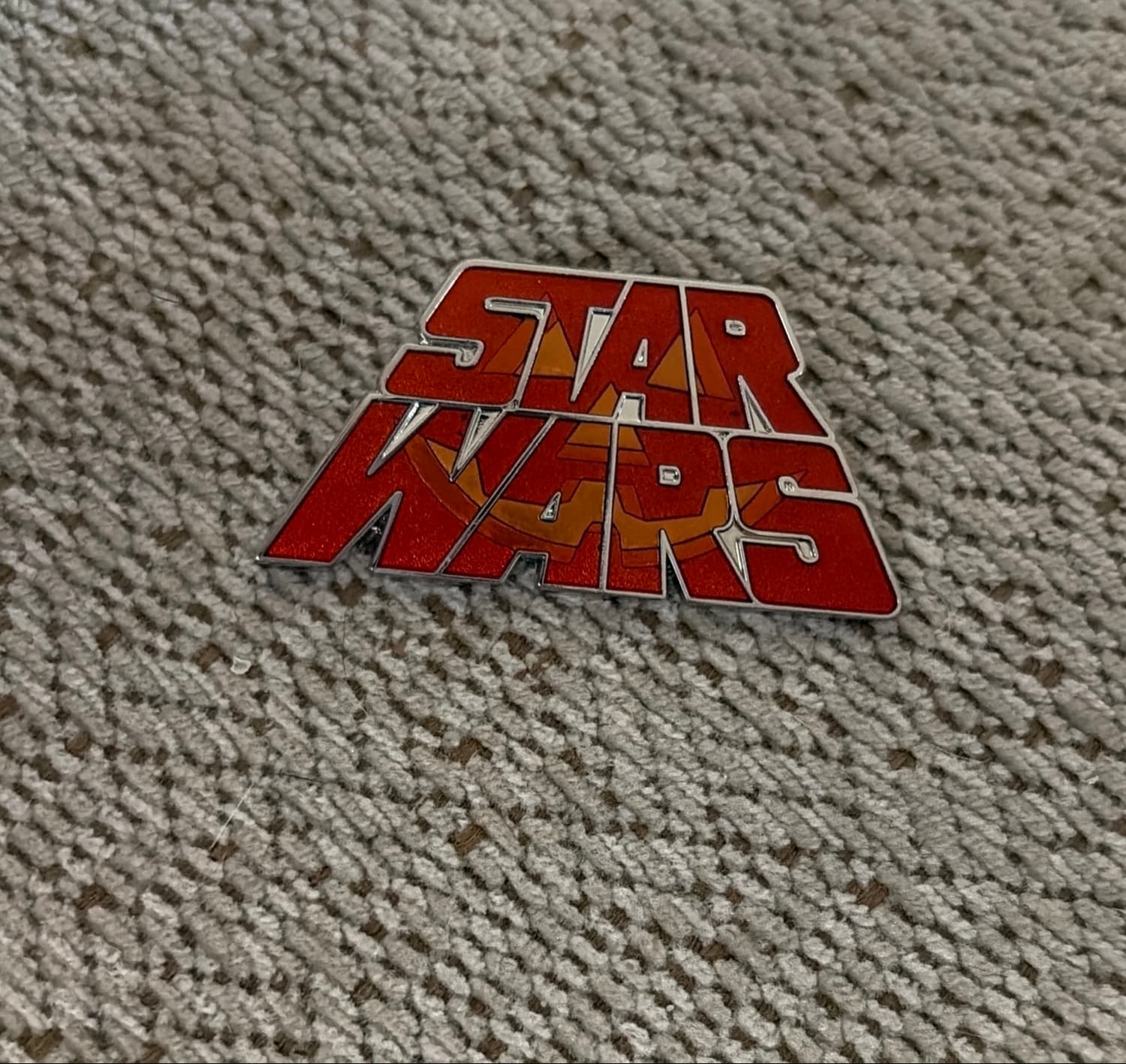 Star Wars Text Logo Enamel Pin