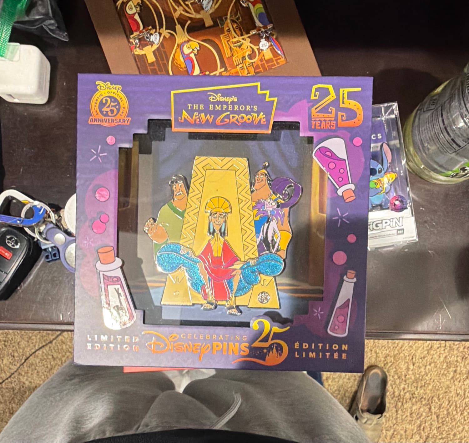 The Emperor's New Groove 25th Anniversary Jumbo Pin front