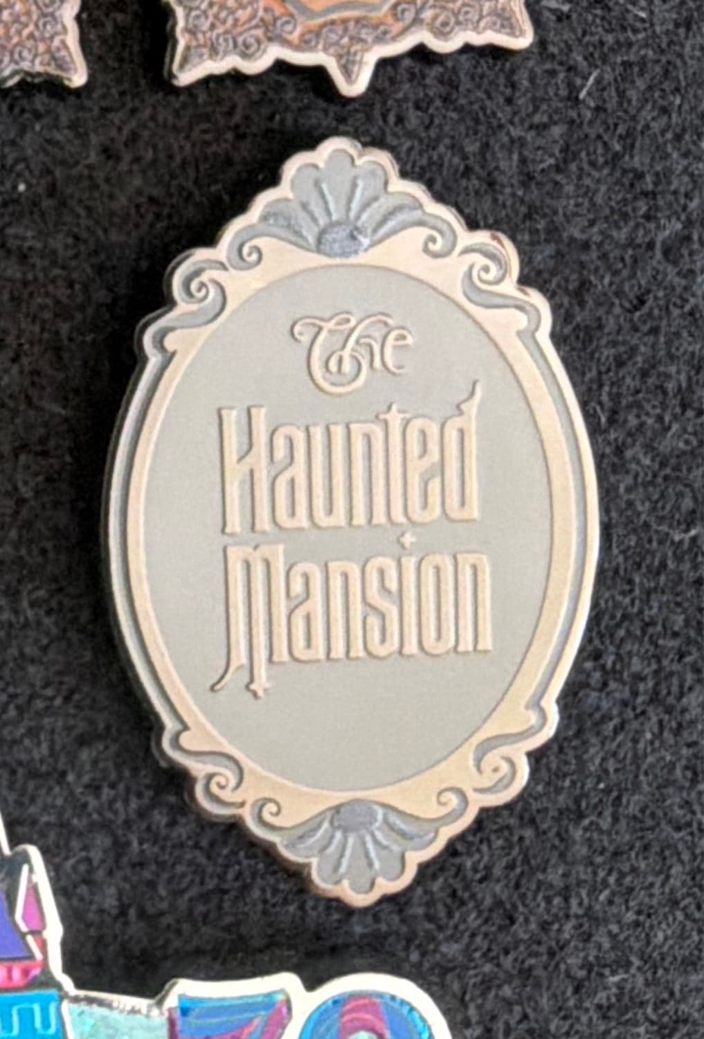 The Haunted Mansion Logo Pin