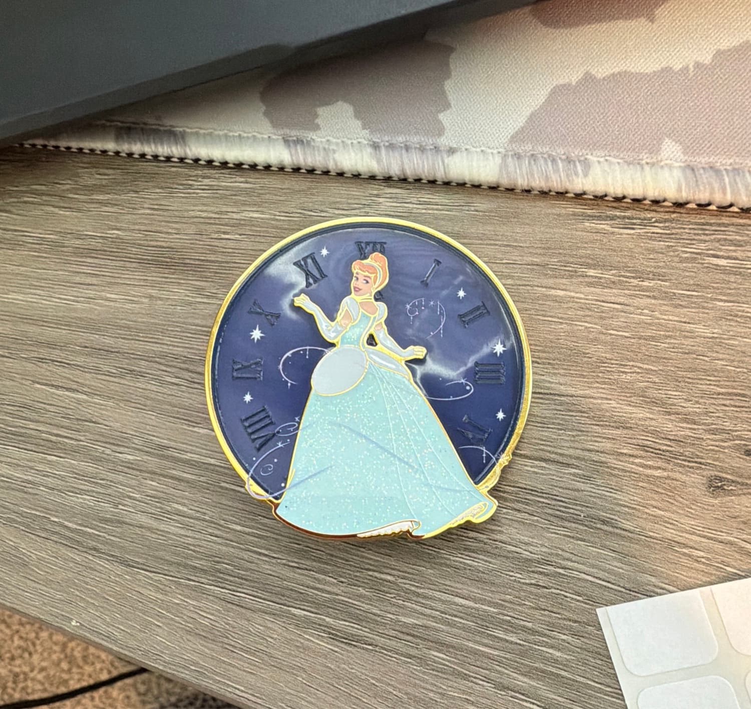 Cinderella 70th Anniversary Mystery Ball Gown Clock Disney Pin