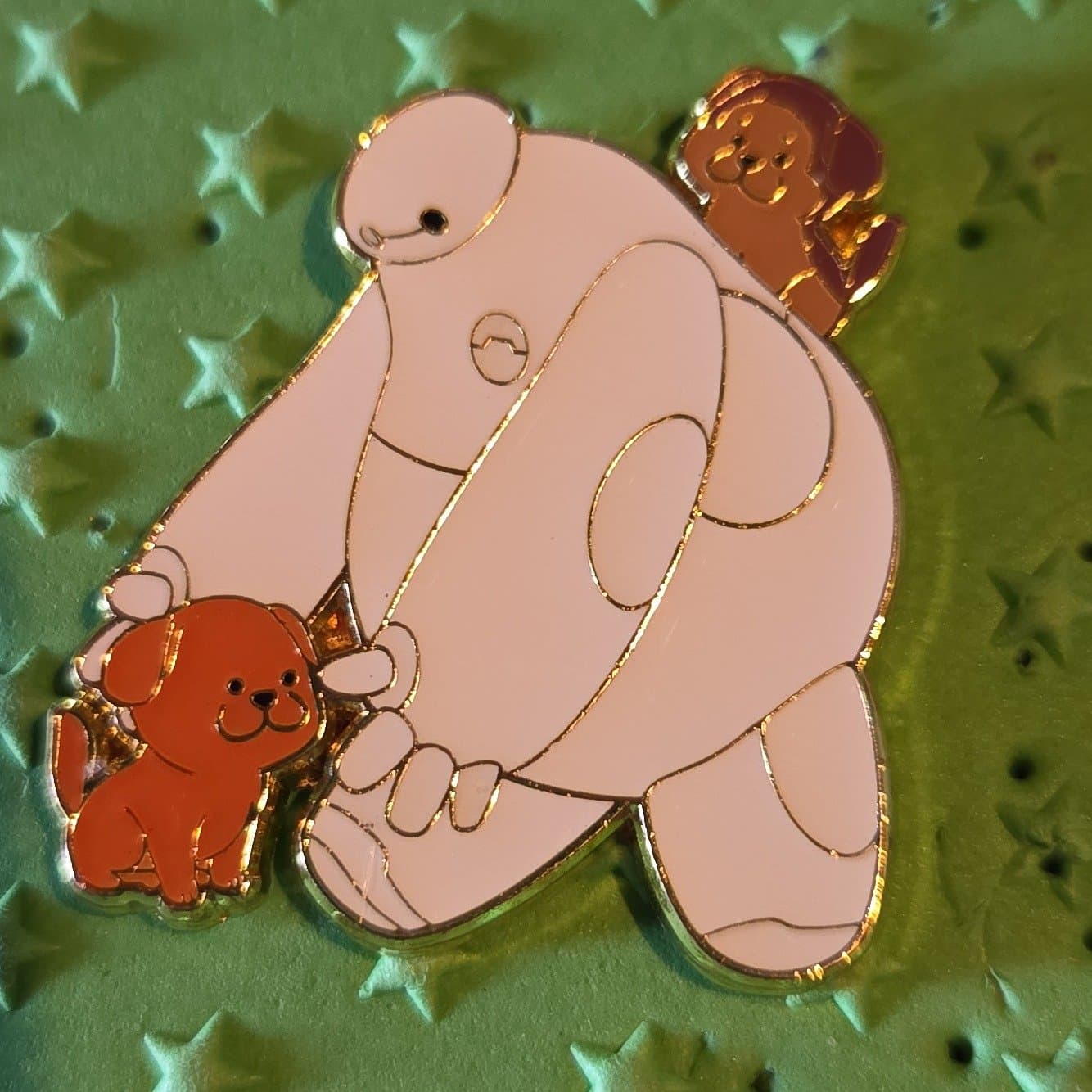 Loungefly Disney Big Hero 6 Baymax Puppy Enamel Pin front
