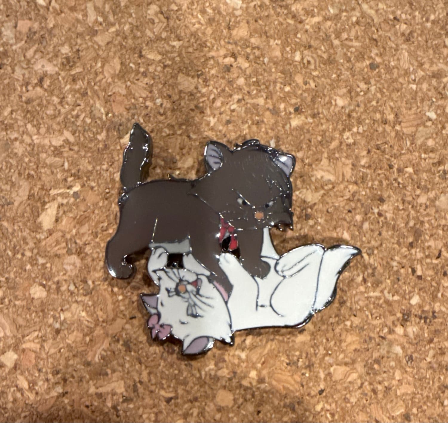 Marie The Aristocats Paint Enamel Pin front