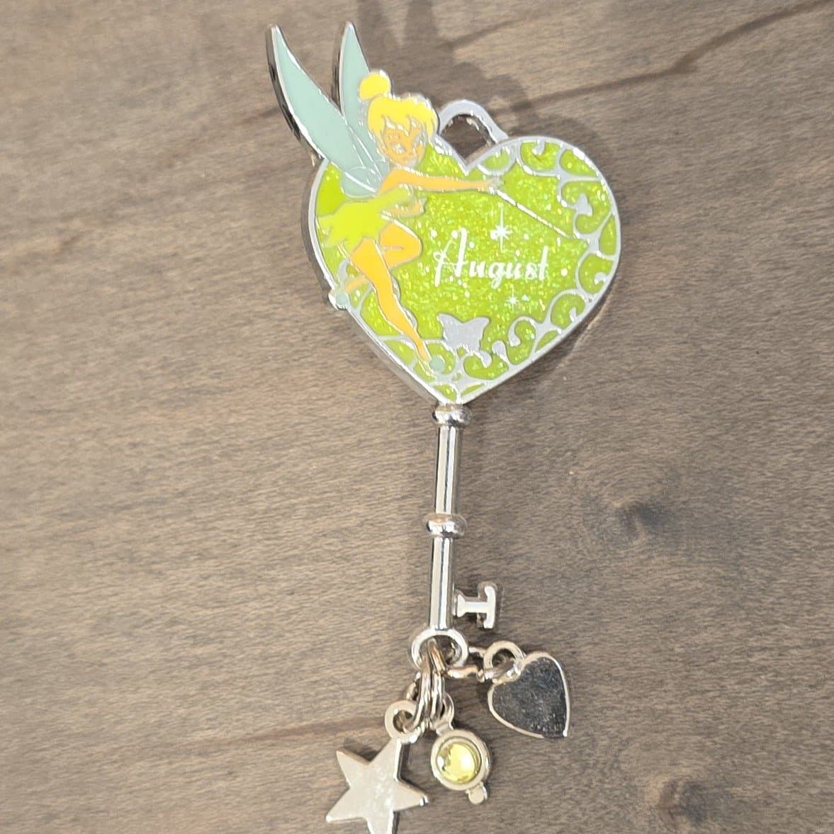 Tinker Bell Birthstone Key - August