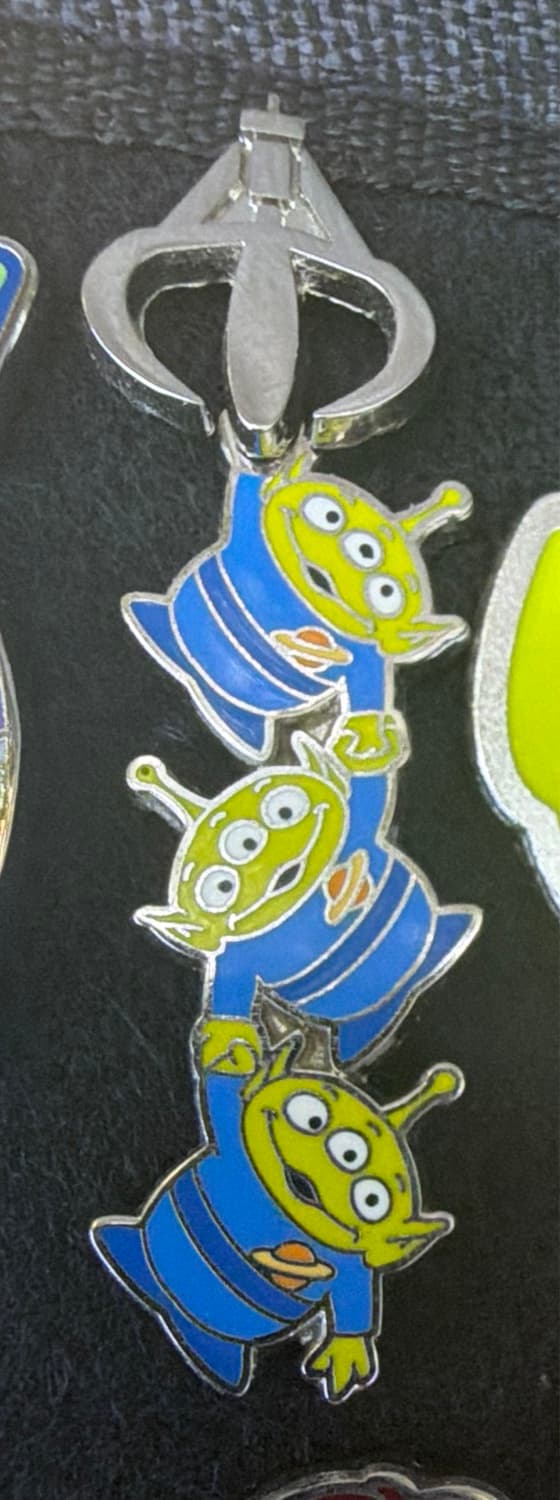 Toy Story 25th Anniversary - Little Green Men (LGMs) Hanging From the Claw