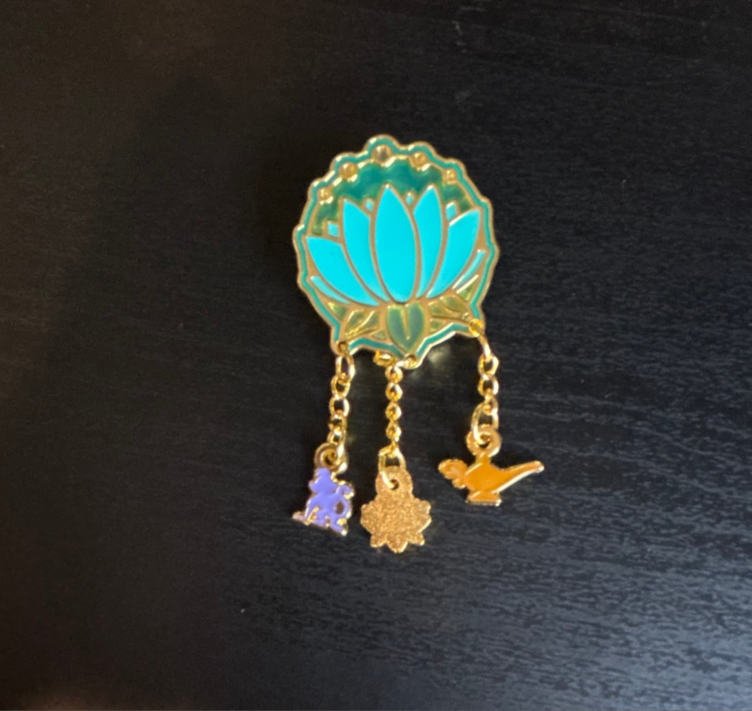 Jasmine - Disney Loungefly Princess Stained Glass Dangling Charms Blind Box Pin