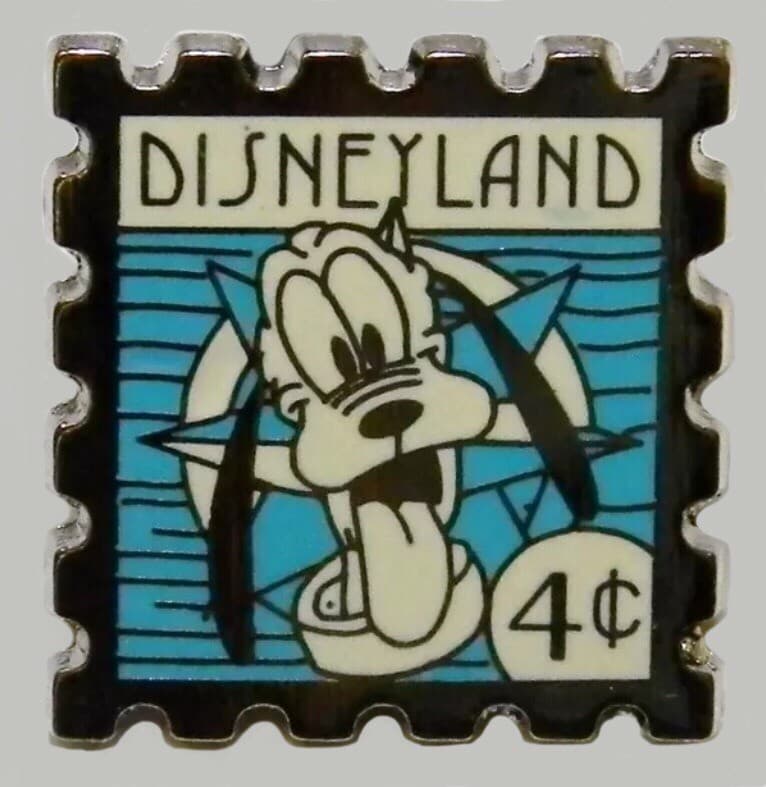 Hidden Mickey 2008 DLR - Postage Stamps - Pluto front