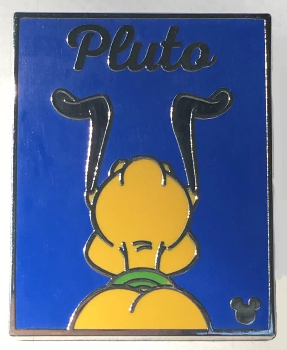 Hidden Mickey 2018 DLR - Character Backs - Pluto front
