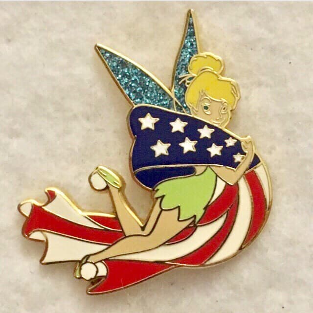 Patriotic Tinker Bell - American Flag