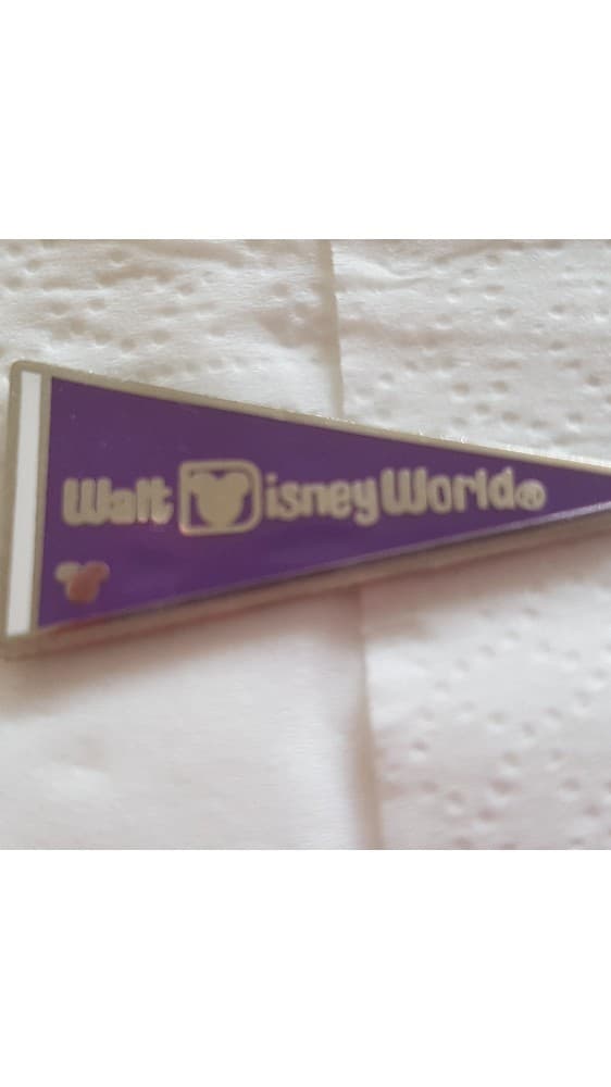 Purple Walt Disney World Pennant front
