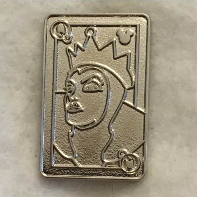 Hidden Mickey 2014 DLR - Playing Cards - Evil Queen Chaser front