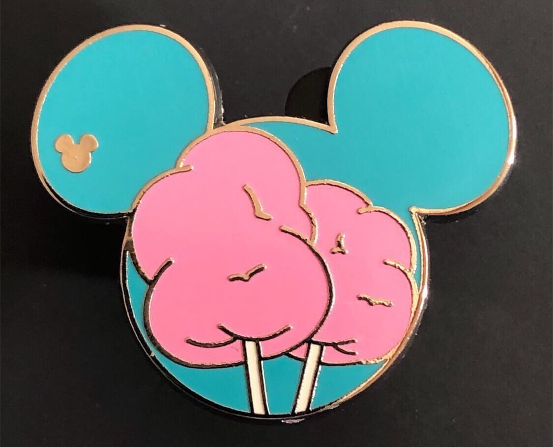 Hidden Mickey 2015 DLR - Snacks - Cotton Candy front