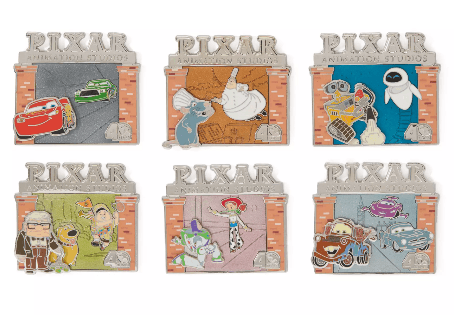 Pixar Animation Studios 40 Years Pin Box Set 2 front